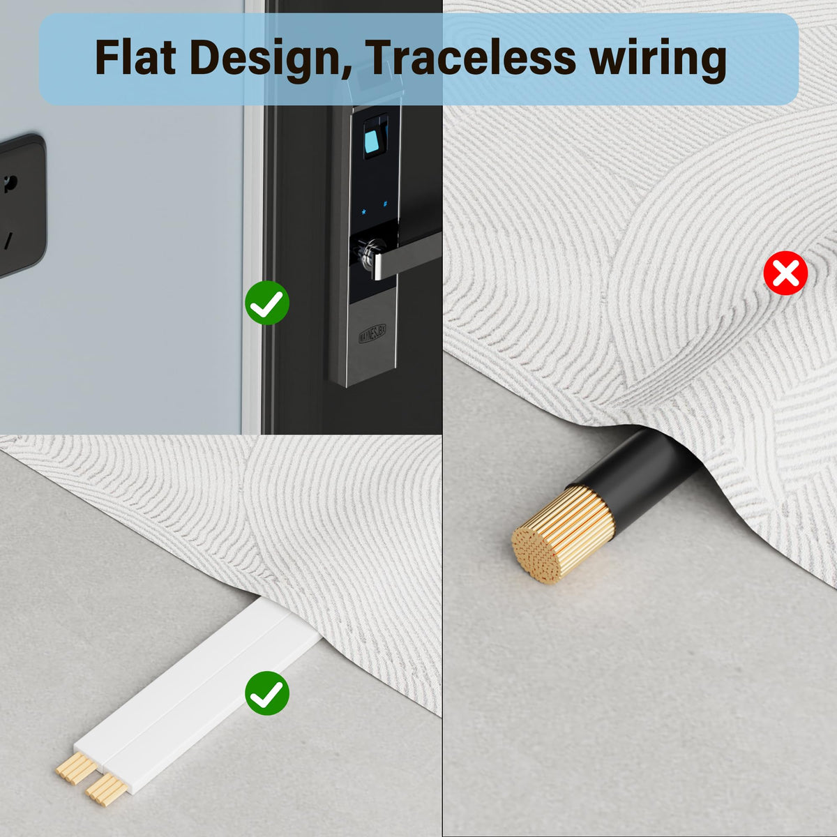 HiFind CL2 in-wall rated wire enables safe in-wall installations.