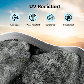 HiFind PVC jacket offers durability with UV and moisture resistance.