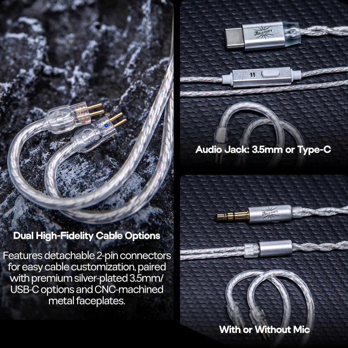 HIFIXAUDIO Belle in-ear fit lifestyle photo wearing earphones for commuting benefit: comfortable secure fit