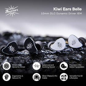 HIFIXAUDIO Belle metal faceplate closeup highlighting CNC finish and durable design benefit: robust aesthetic