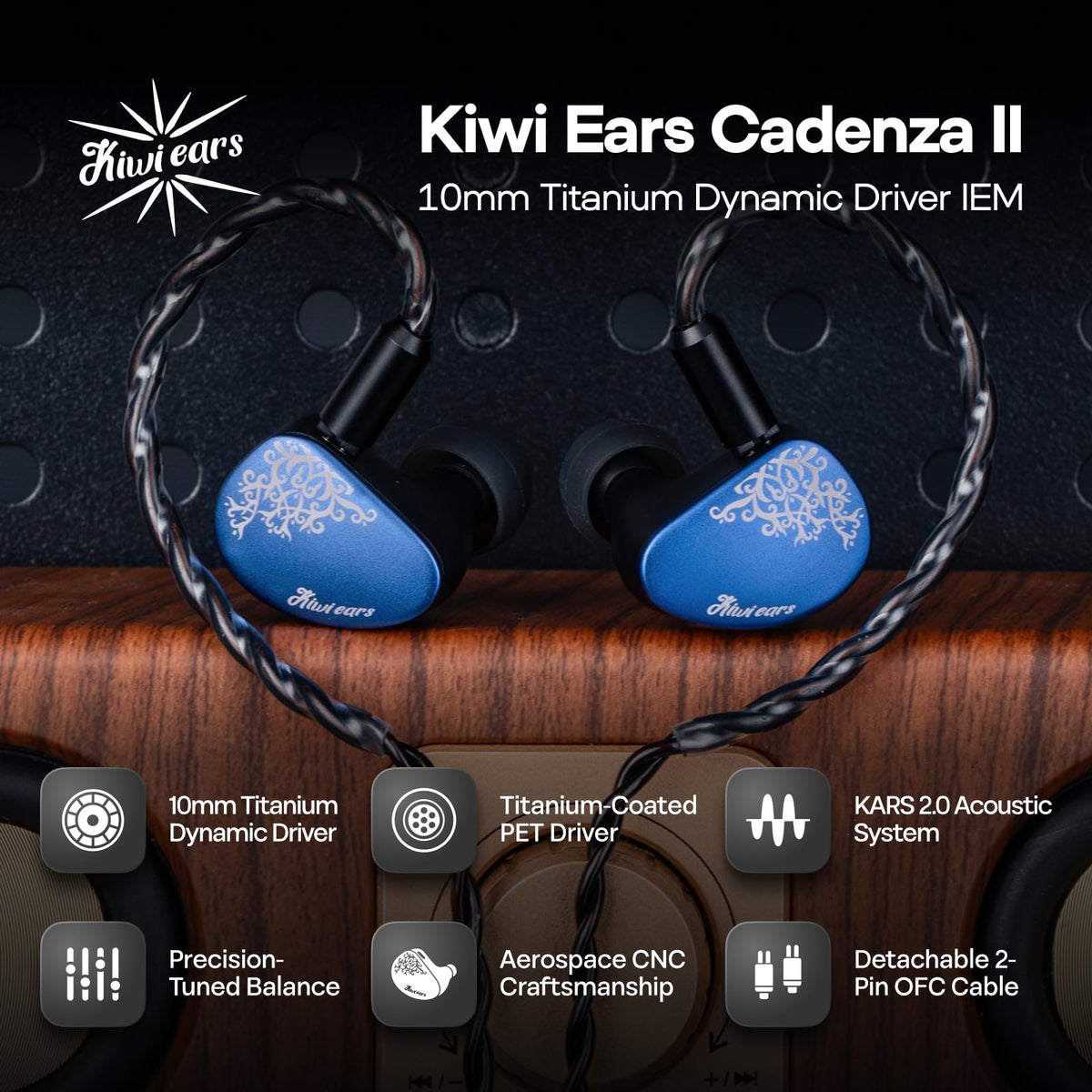 HIFIXAUDIO CNC aluminum faceplate close-up highlighting durable premium finish