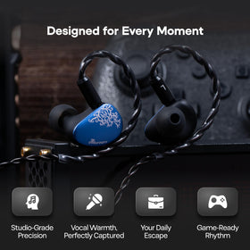HIFIXAUDIO velvet-like shell texture macro for comfortable wear