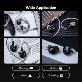 HIFIXAUDIO lifestyle ear fit photo demonstrating secure wear and long-session comfort