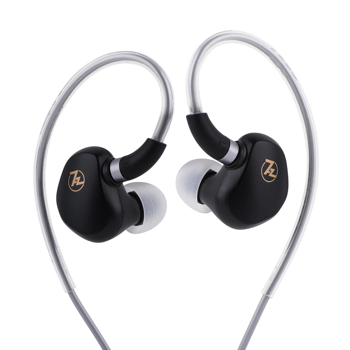 HIFIXAUDIO G1 front view showing sleek black housings and ergonomic fit for comfort