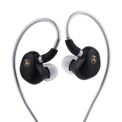 HIFIXAUDIO G1 front view showing sleek black housings and ergonomic fit for comfort