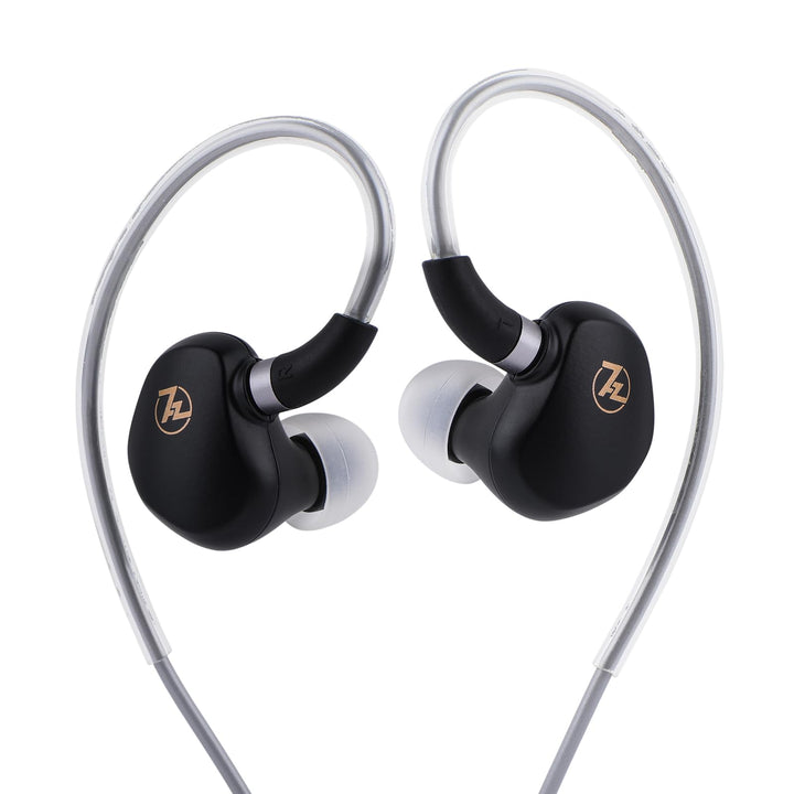 HIFIXAUDIO G1 front view showing sleek black housings and ergonomic fit for comfort