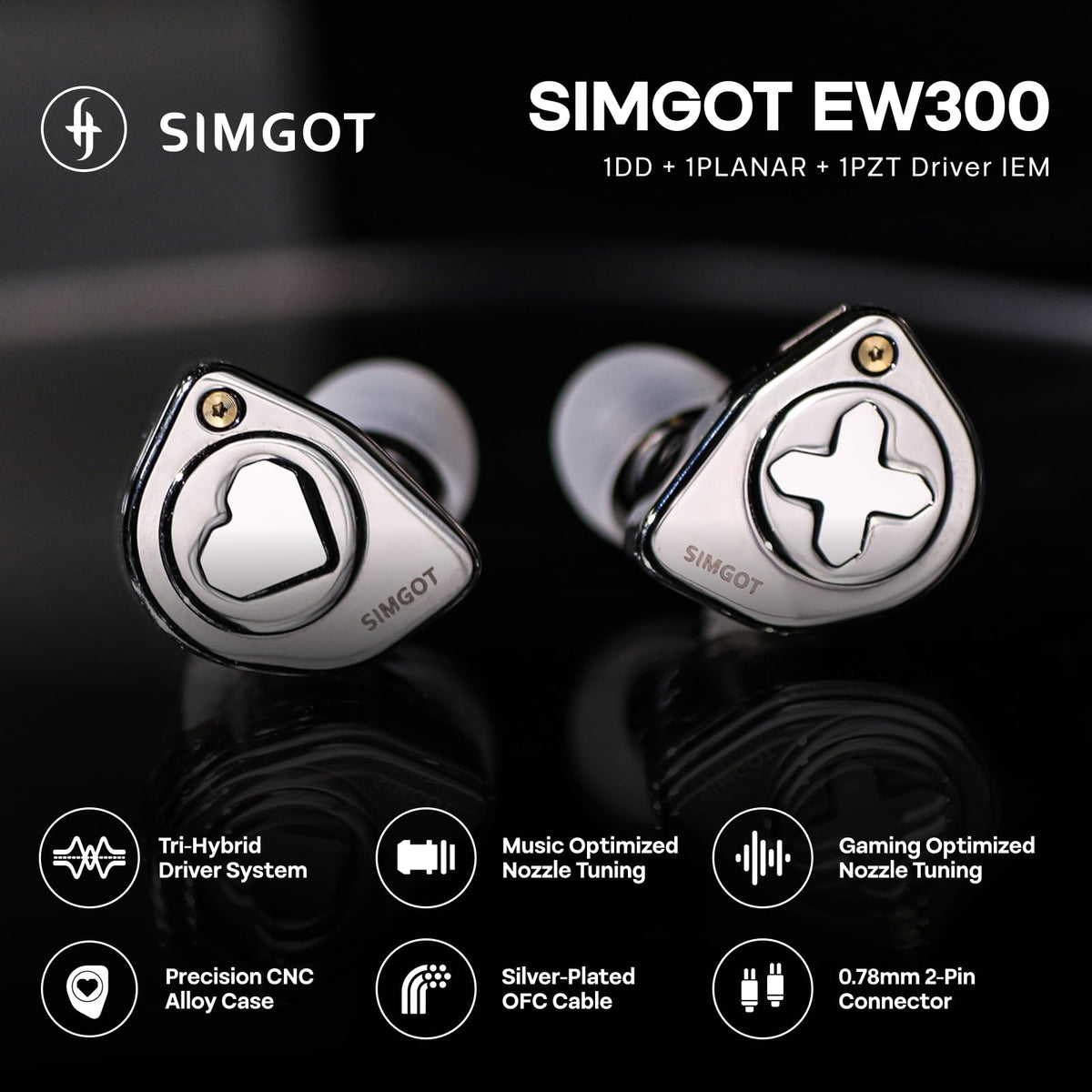 EW300 removable nozzles enable two tuning styles for versatility