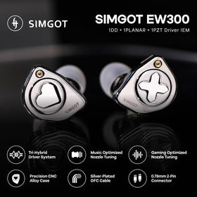 EW300 removable nozzles enable two tuning styles for versatility