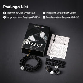 HIFIXAUDIO Vivace packaging box reveals premium presentation and accessories.