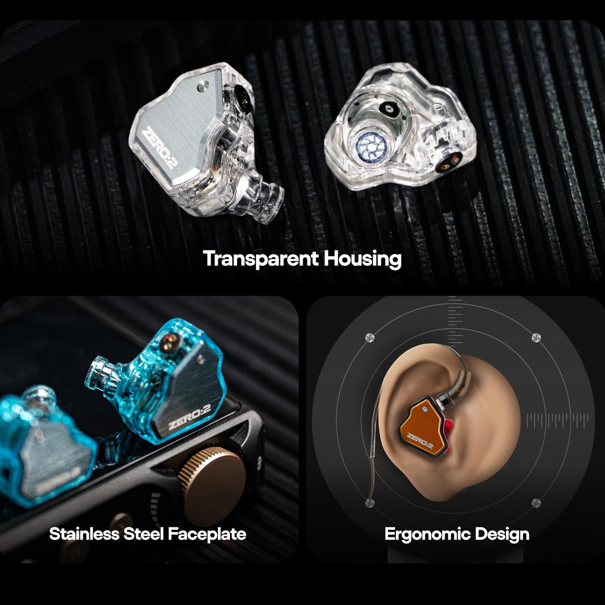 HIFIXAUDIO Zero:2 comfort-fit shell for all-day listening.