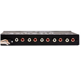 HIFONI HIFONICS CAR EQ wiring ports illustrating simple installation benefit