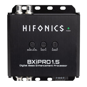 Hifonics BXIPRO1.5 installed in a vehicle dashboard for discreet placement