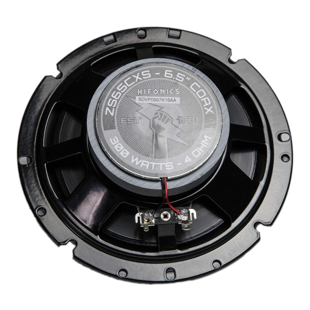 Hifonics Zeus cone and surround texture showing moisture resistance