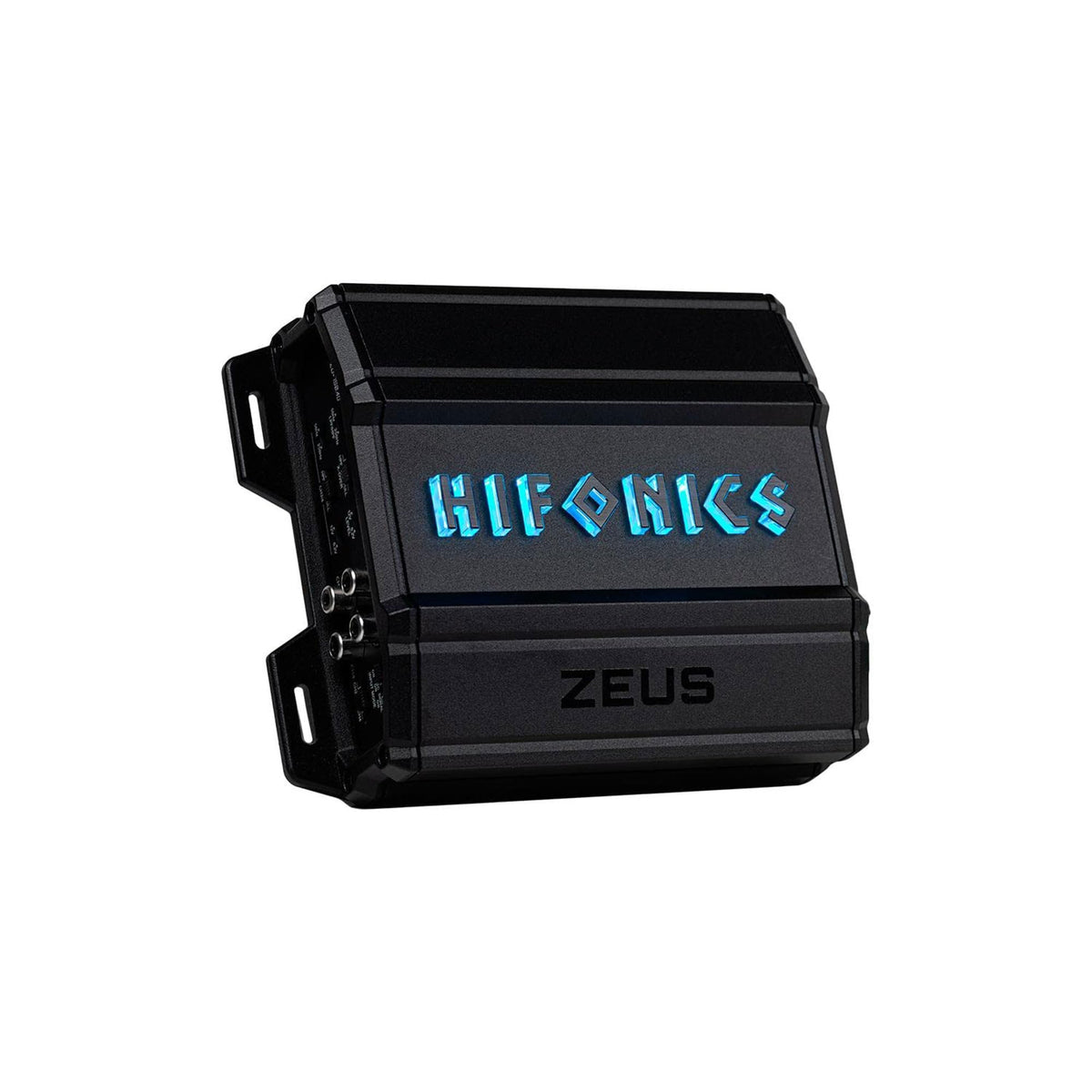 Hifonics Zeus Delta 750W amplifier front view showing compact design ideal for car upgrades