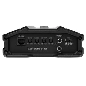 Hifonics Zeus Delta mono block chassis keeps a compact, durable profile for versatile mounting.