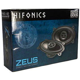 Hifonics Zeus ZS46CX mounting holes side view highlights installation compatibility.