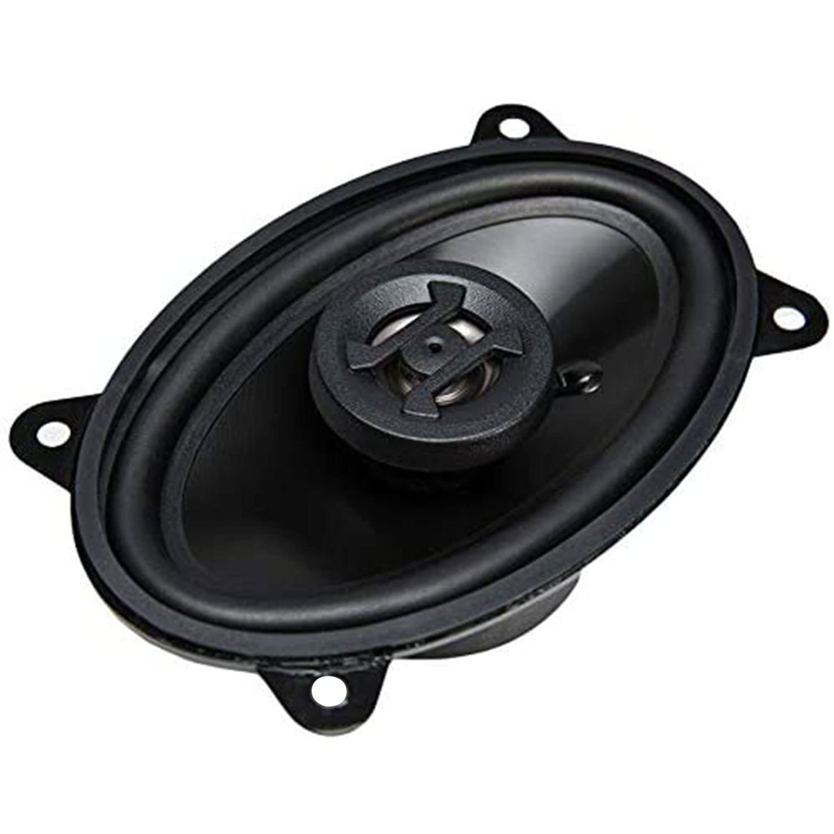 Hifonics Zeus ZS46CX passive crossover detail shows smooth frequency transitions.