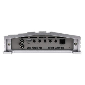 Hifonics ZG-1200.1D wiring options enable flexible installation and clean connections.
