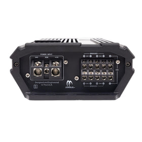 Hifonics ZRX1716-5DV2 back ports for secure power and speaker connections.