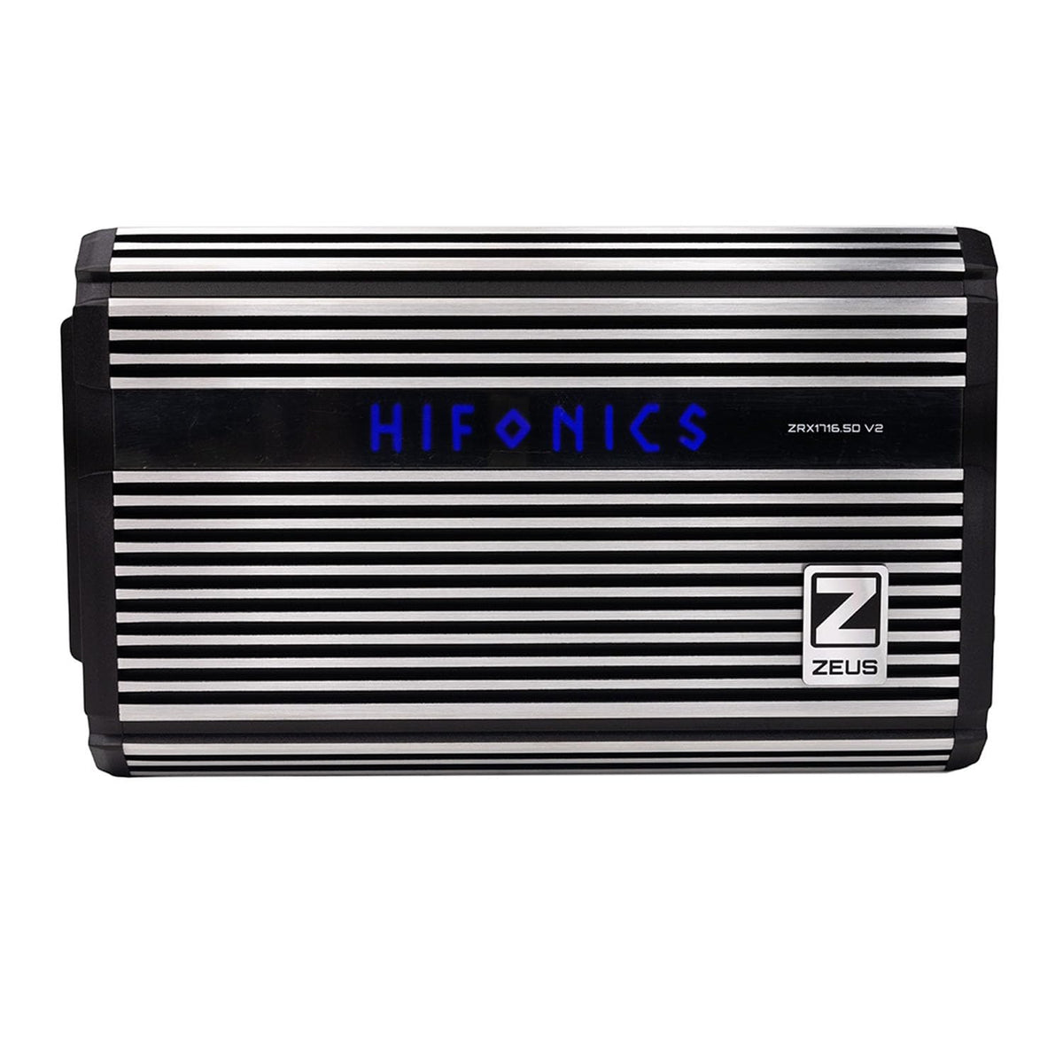 Hifonics ZRX1716-5DV2 front panel with quick-access tuning controls.