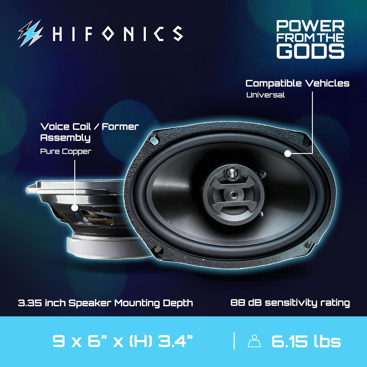 Hifonics cone texture closeup showing alpha-cellulose for tighter bass