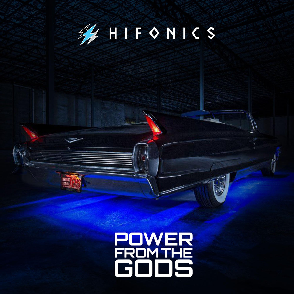 Hifonics speakers mounted in trunk demonstrating easy vehicle fit
