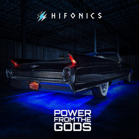 Hifonics speakers mounted in trunk demonstrating easy vehicle fit