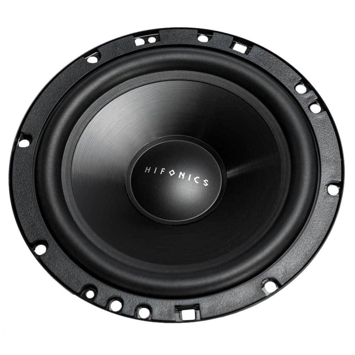 Hifonics Zeus speakers installed in car door for enhanced stereo imaging benefit