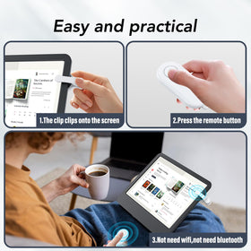 HIGHGO ergonomic grip design reduces hand fatigue during long reading sessions.