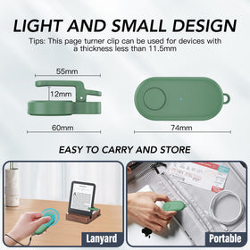 HIGHGO page turner mute button enabling silent reading