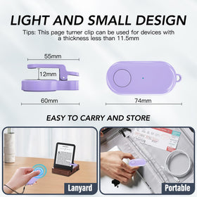 HIGHGO ergonomic grip design ensures comfortable long reading sessions.