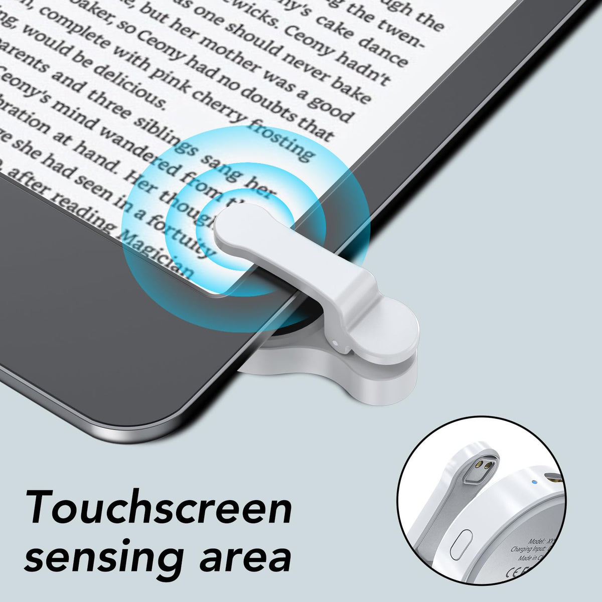 HIGHGO page-turner forward-only control helping smooth page progression during reading.