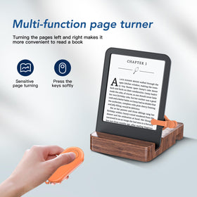 HIGHGO remote-page-turner battery life with long-lasting charge for extensive reading.