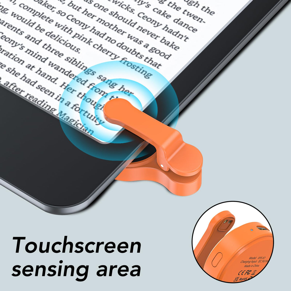 HIGHGO remote-page-turner Kindle compatibility with Paperwhite and Scribe devices.