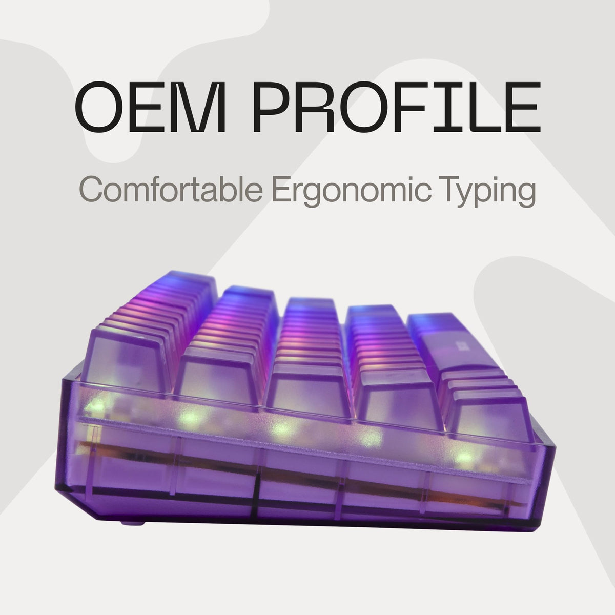 Higround Crystal Amethyst Basecamp compact layout frees desk space during gaming sessions
