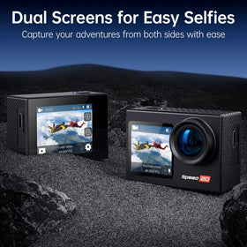 Hiicam 170° wide-angle lens captures expansive action scenes.