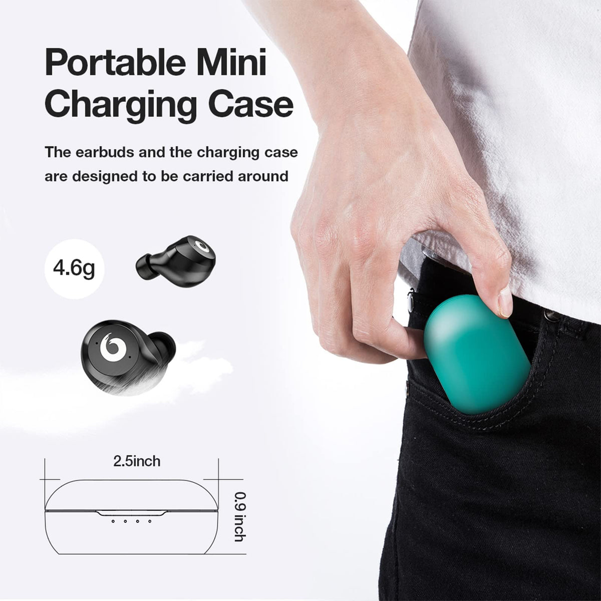 Hikapa X9 compact charging case providing extra power on the move