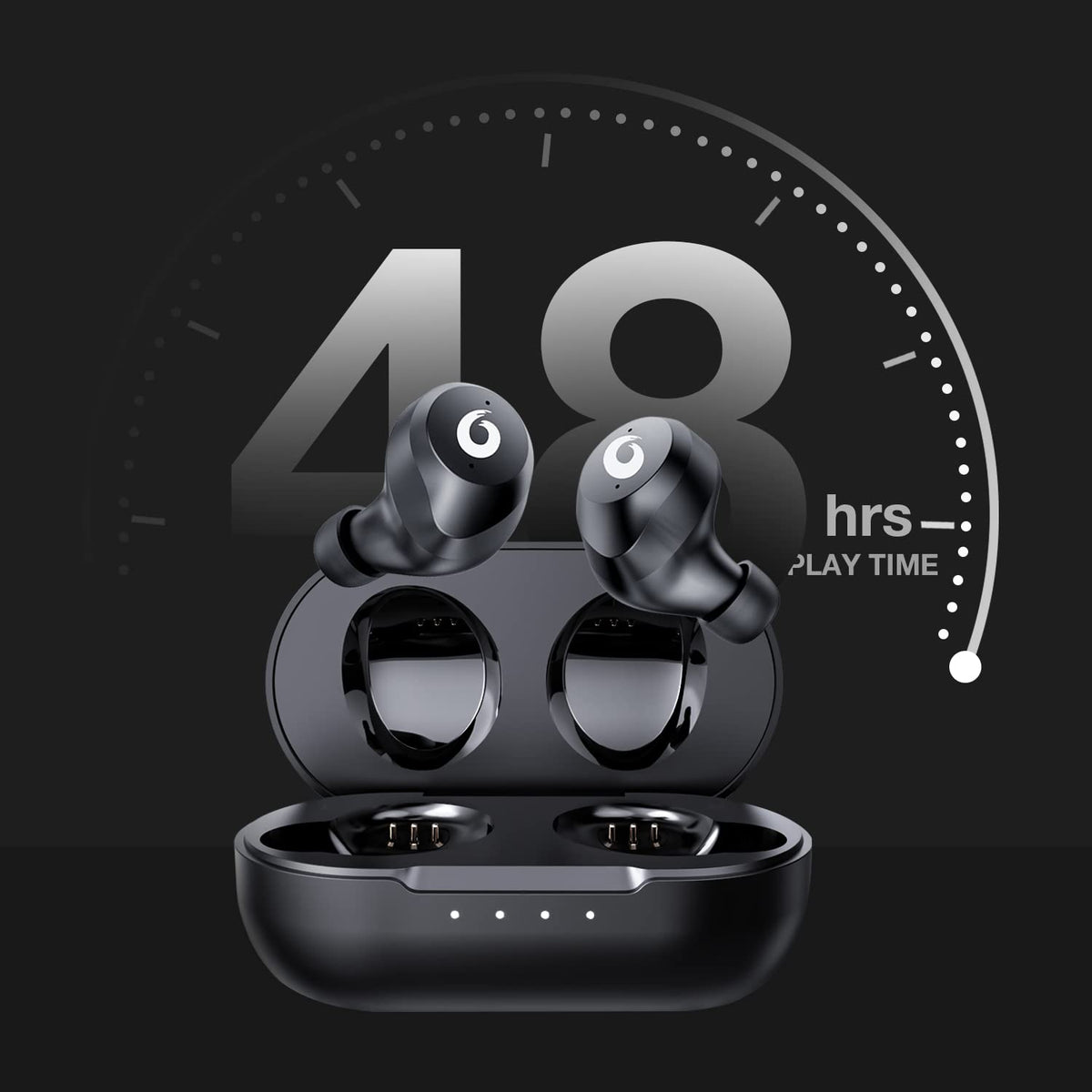 Hikapa X9 earbuds worn during activity for secure, comfortable fit.