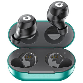 Hikapa X9 true wireless earbuds in green-gray case ready for on‑the‑go listening and easy pairing