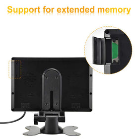 Hikity 1080P DVR monitor provides vivid images for confident reversing.