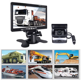 Hikity monitor on stand with remote control for flexible mounting