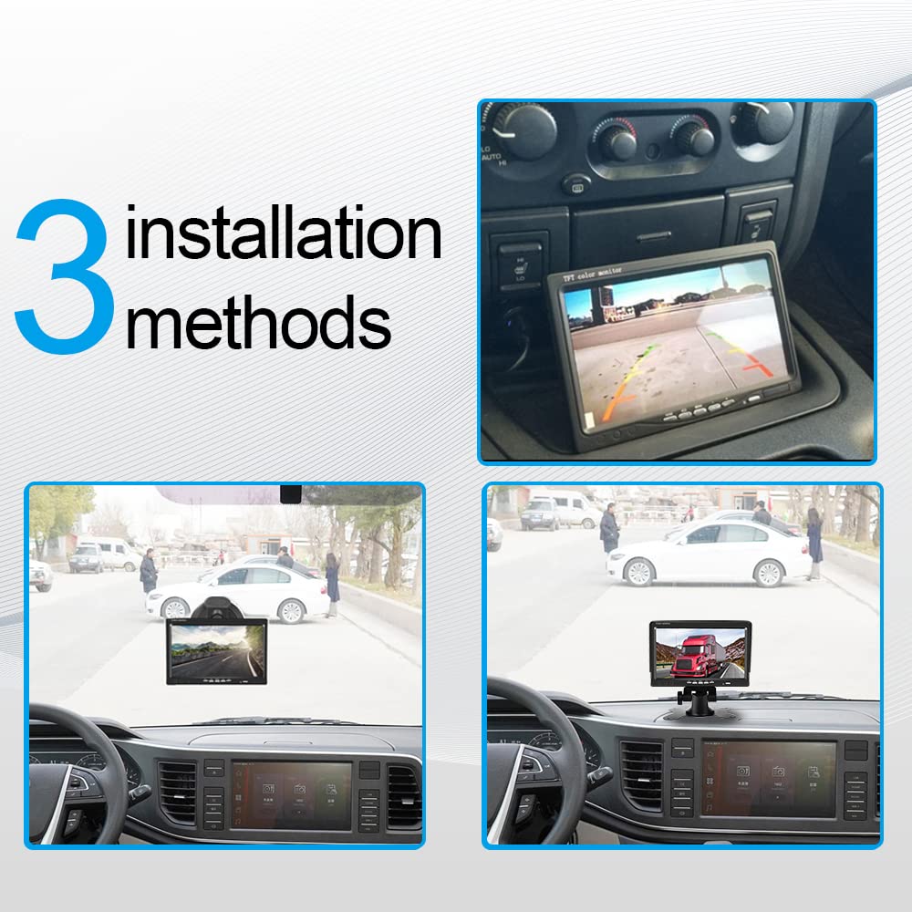 Hikity four RCA inputs support multiple cameras and stable video connections.