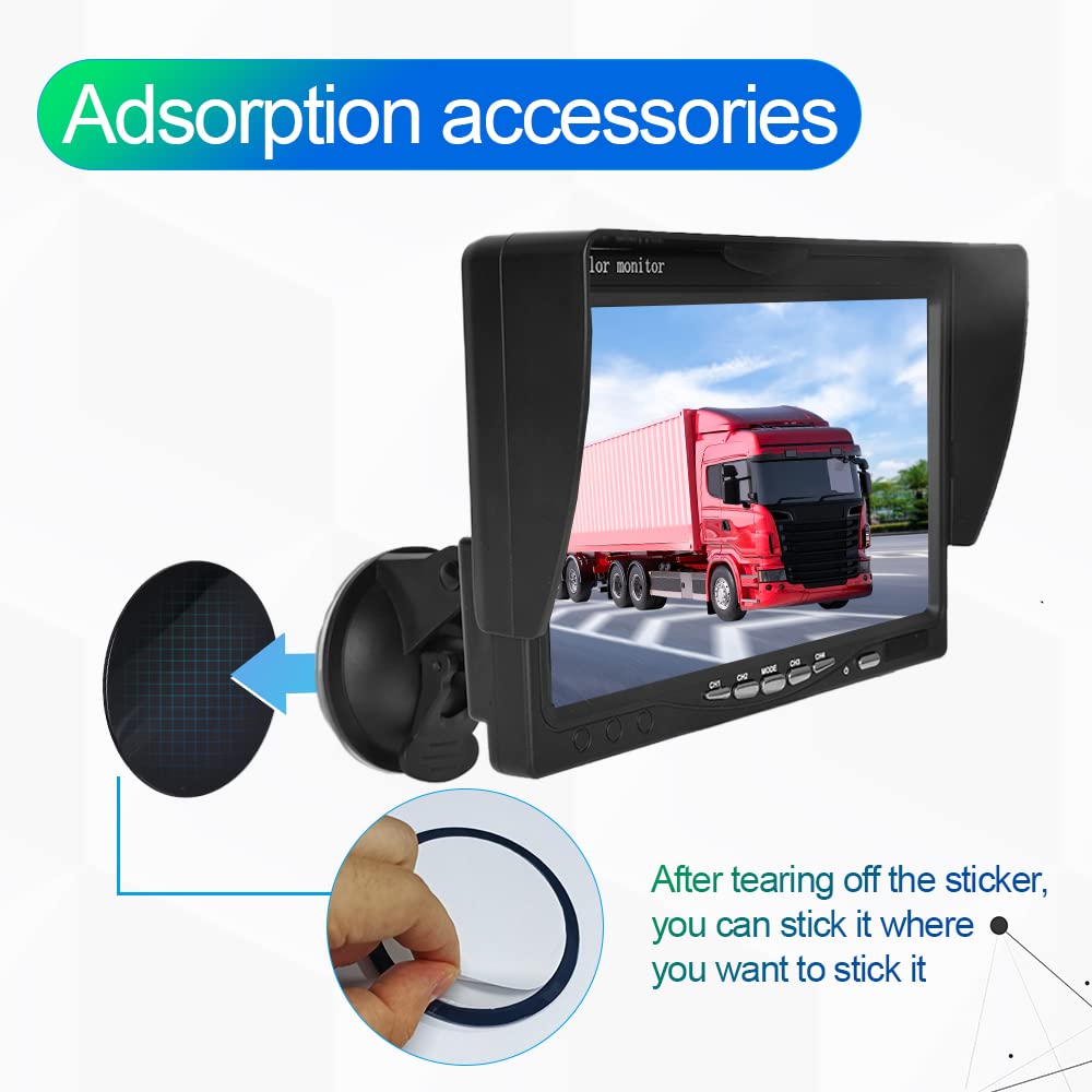 Hikity sunshade reduces glare for daytime and nighttime viewing.