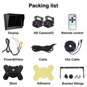 Hikity dual video inputs enable split view for full vehicle awareness.