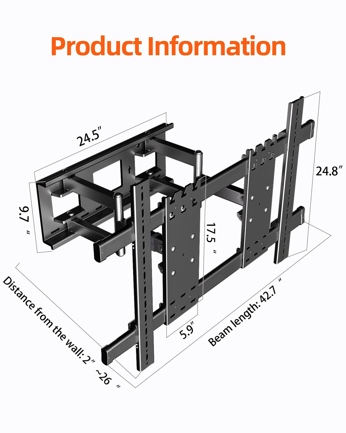 Hillport cable management behind screen keeps setup neat and accessible