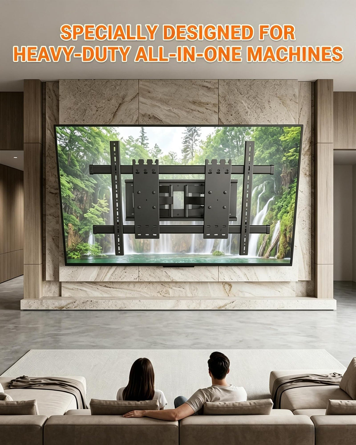 Hillport full-motion angle adjustment for precise viewing from any seat