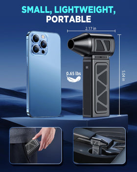 Hingso held in hand for size comparison and portable convenience