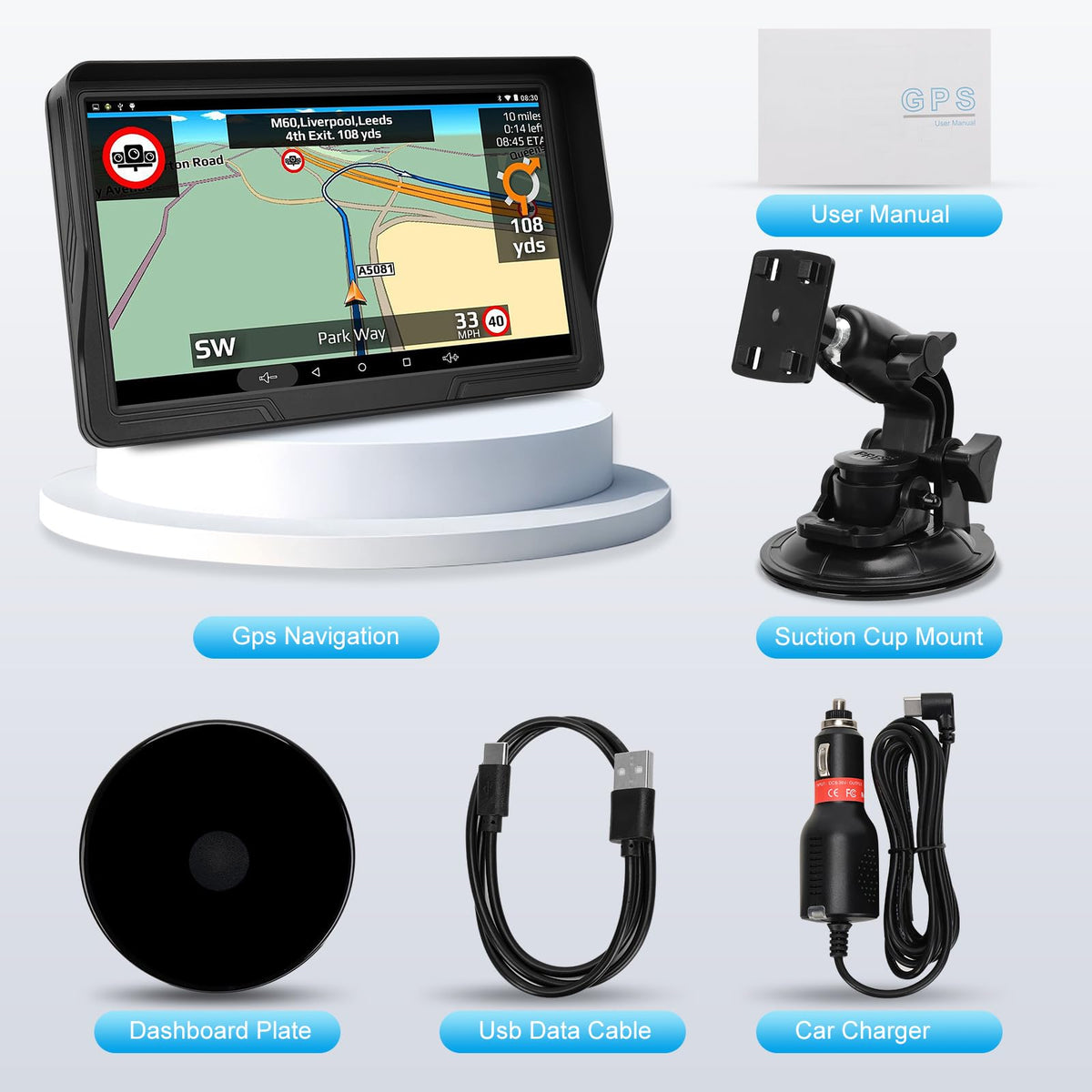 HINYFVOZ ready to use kit with charger mount and manual