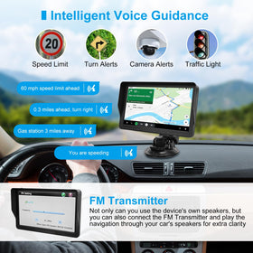 HINYFVOZ speed camera alerts on screen for safer driving