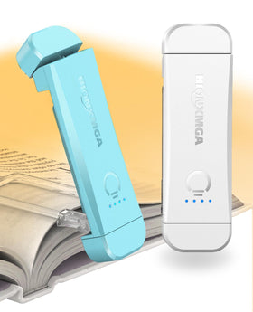 HIONXMGA book light clip-on amber LED for cozy night reading